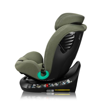 Lionelo - Cadeira auto giratória com base BASTIAAN ONE i-Size 40-150 cm Verde Oliva