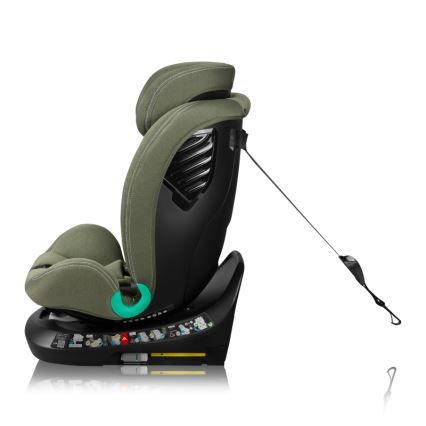 Lionelo - Cadeira auto giratória com base BASTIAAN ONE i-Size 40-150 cm Verde Oliva