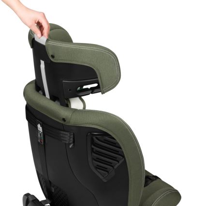 Lionelo - Cadeira auto giratória com base BASTIAAN ONE i-Size 40-150 cm Verde Oliva