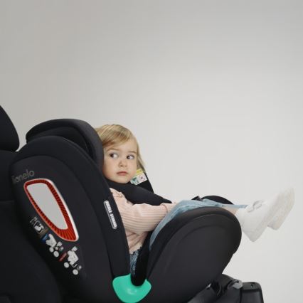 Lionelo - Cadeira auto com base giratória ANTOON PLUS i-Size 40-105 cm Preto Ônix