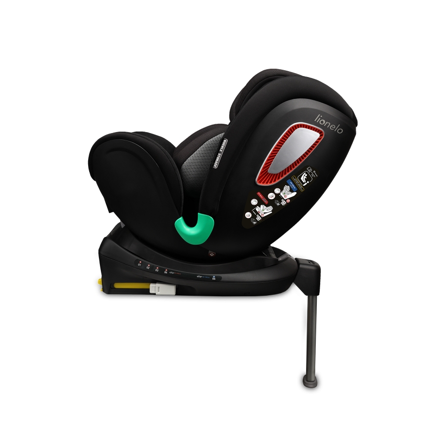 Lionelo - Cadeira auto com base giratória ANTOON PLUS i-Size 40-105 cm Preto Ônix