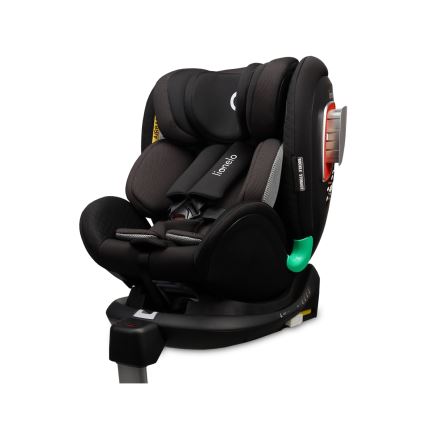 Lionelo - Cadeira auto com base giratória ANTOON PLUS i-Size 40-105 cm Preto Ônix