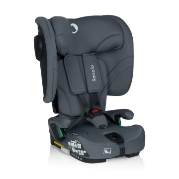 Lionelo - Cadeira de carro dobrável NELLY i-Size 76-150 cm Cinza Grafite