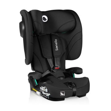Lionelo - Cadeira de carro dobrável NELLY i-Size 76-150 cm Preto Carbono