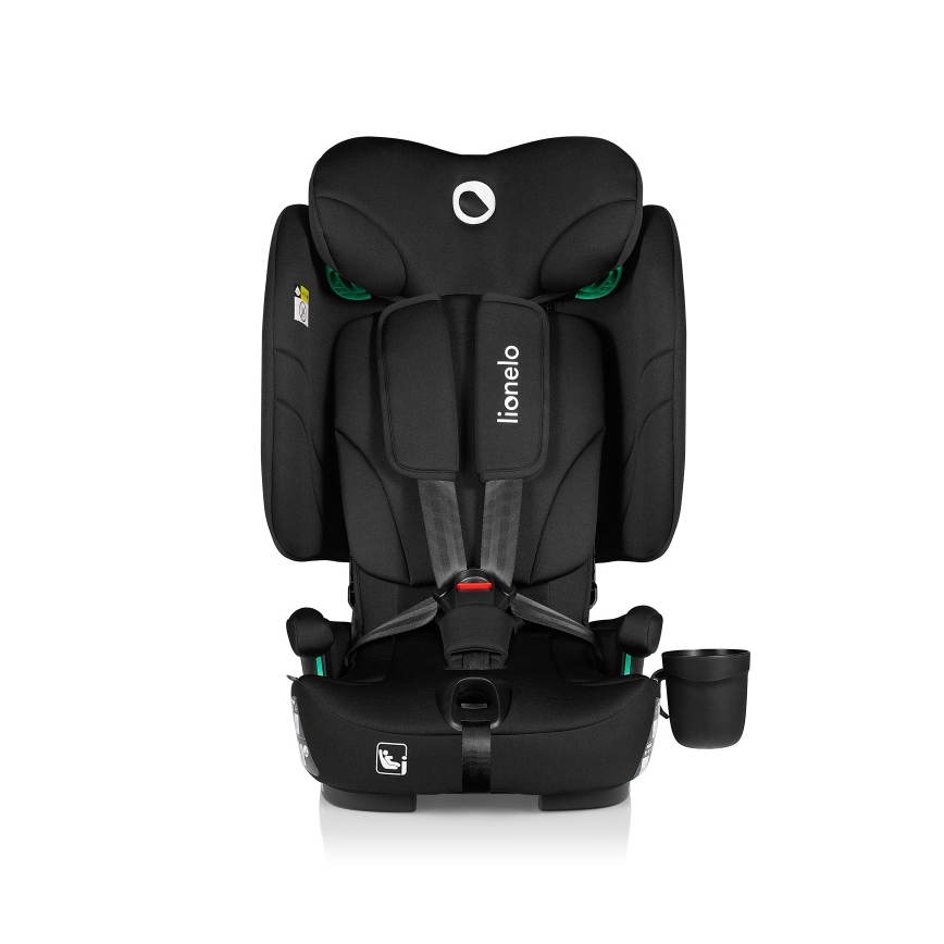 Lionelo - Cadeira de carro dobrável NELLY i-Size 76-150 cm Preto Carbono