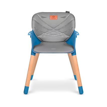 Lionelo - Cadeira de refeição infantil 2 em 1 KOEN Azul Céu