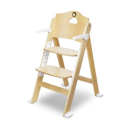 Lionelo - Cadeira de Refeição Infantil 3 em 1 FLORIS Branco Natural