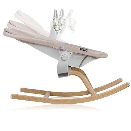 Lionelo - Cadeira de refeição infantil 4 em 1 DALIA SET Grey Stone Natural