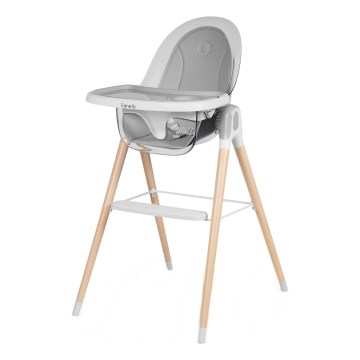 Lionelo - Cadeira de Refeição Infantil MAYA Branco, faia