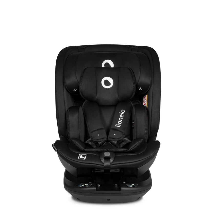 Lionelo - Cadeira para automóvel com base giratória BASTIAAN i-Size 40-150 cm Preto Carbono
