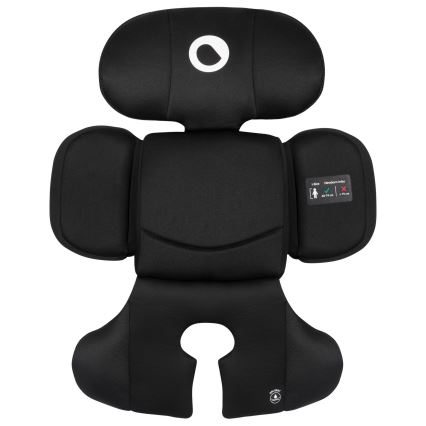Lionelo - Cadeira para automóvel com base giratória BASTIAAN i-Size 40-150 cm Preto Carbono