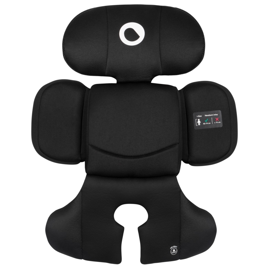 Lionelo - Cadeira para automóvel com base giratória BASTIAAN i-Size 40-150 cm Preto Carbono