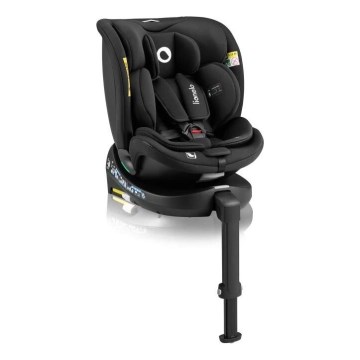 Lionelo - Cadeirinha auto giratória com base NAVY i-Size 40-150 cm preta