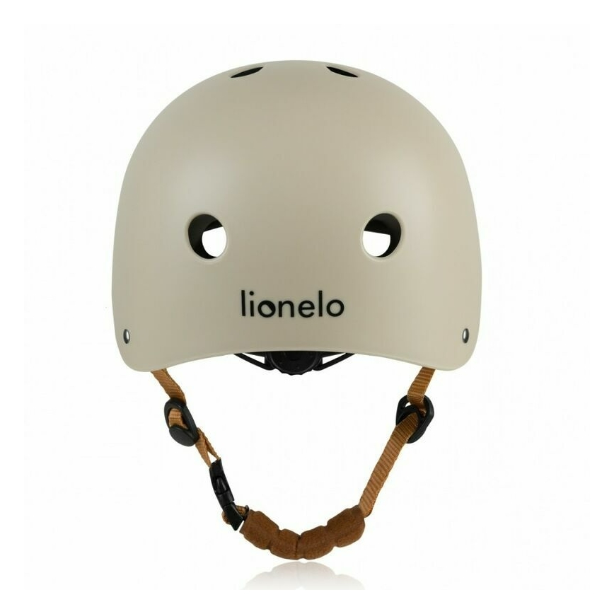 Lionelo - Capacete infantil HELMET Bege Areia