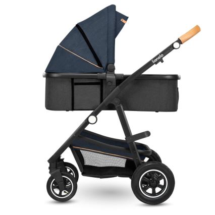 Lionelo - Carrinho combinado 2 em 1 AMBER Azul Marinho