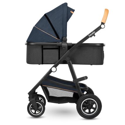 Lionelo - Carrinho combinado 2 em 1 AMBER Azul Marinho