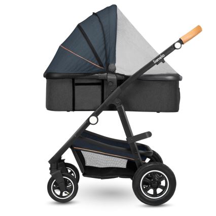 Lionelo - Carrinho combinado 2 em 1 AMBER Azul Marinho