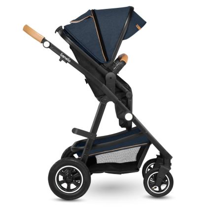 Lionelo - Carrinho combinado 2 em 1 AMBER Azul Marinho