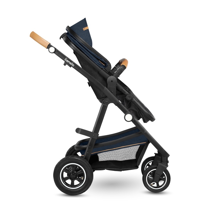 Lionelo - Carrinho combinado 2 em 1 AMBER Azul Marinho