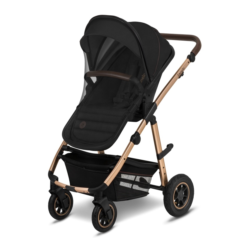 Lionelo - Carrinho combinado 2 em 1 AMBER Black Onyx