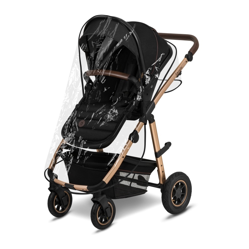 Lionelo - Carrinho combinado 2 em 1 AMBER Black Onyx