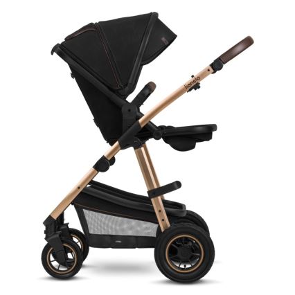 Lionelo - Carrinho combinado 2 em 1 AMBER Black Onyx