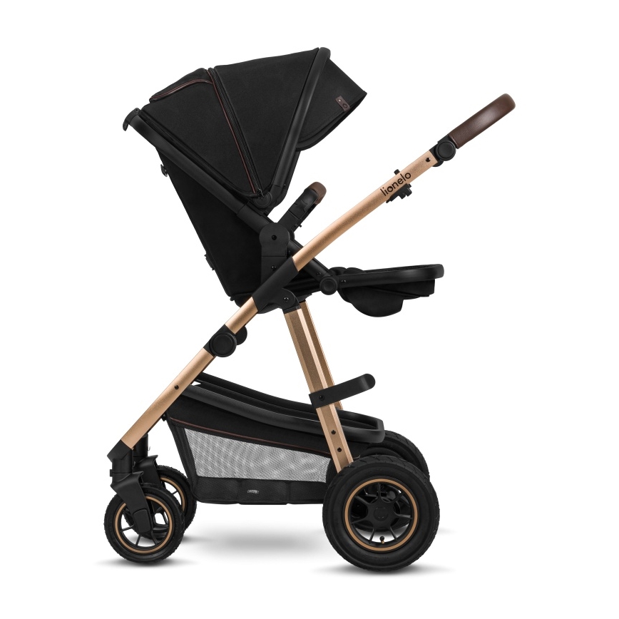 Lionelo - Carrinho combinado 2 em 1 AMBER Black Onyx