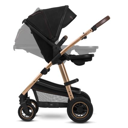 Lionelo - Carrinho combinado 2 em 1 AMBER Black Onyx