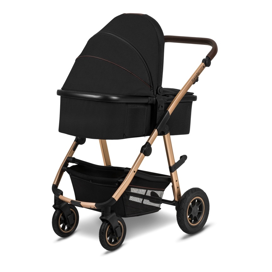 Lionelo - Carrinho combinado 2 em 1 AMBER Black Onyx