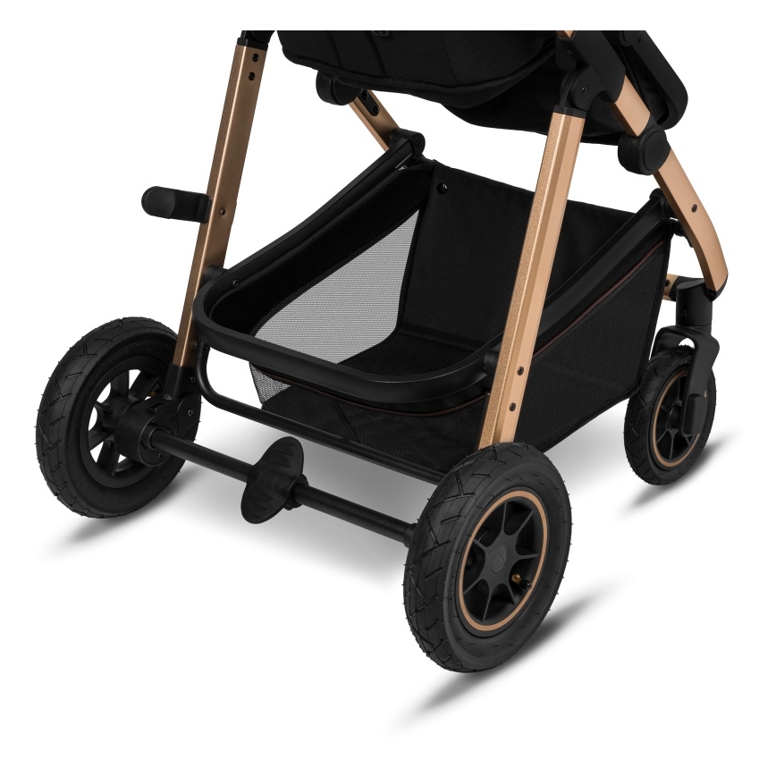 Lionelo - Carrinho combinado 2 em 1 AMBER Black Onyx