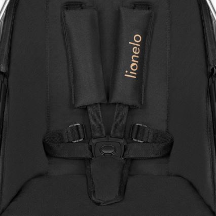 Lionelo - Carrinho combinado 2 em 1 AMBER Black Onyx