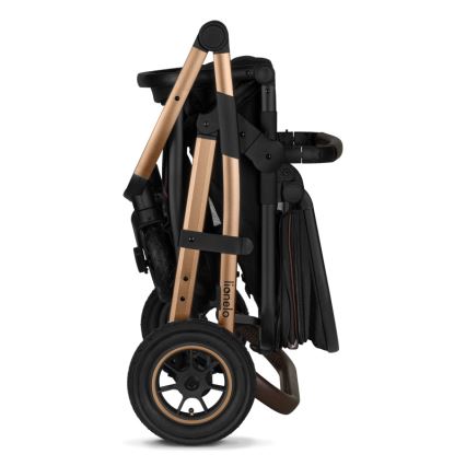 Lionelo - Carrinho combinado 2 em 1 AMBER Black Onyx