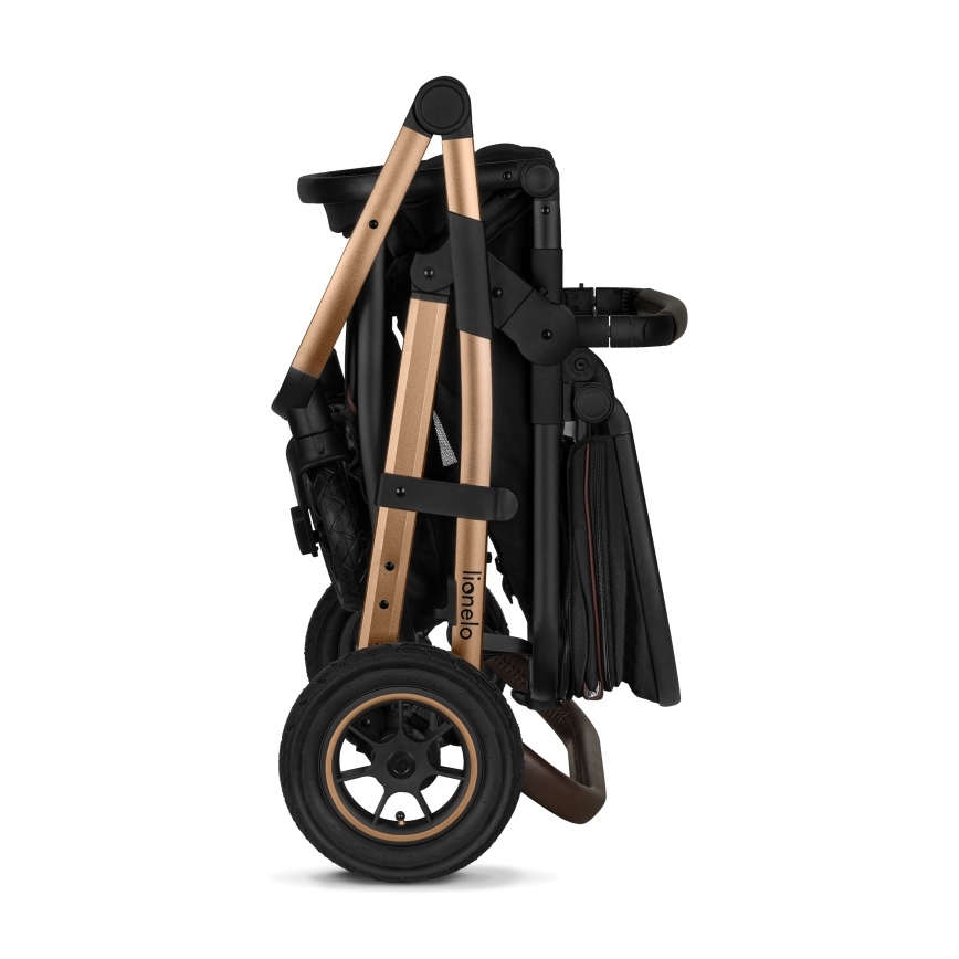 Lionelo - Carrinho combinado 2 em 1 AMBER Black Onyx