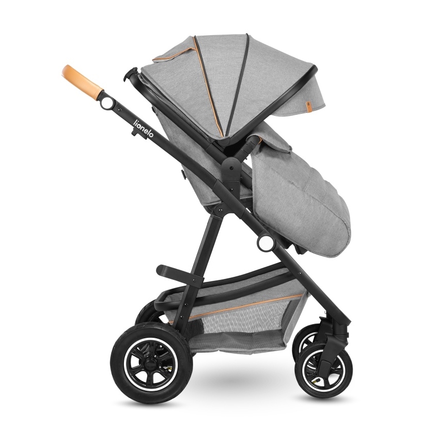 Lionelo - Carrinho combinado 2 em 1 AMBER Grey Stone