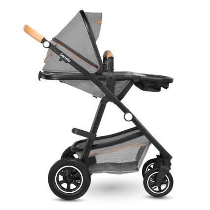 Lionelo - Carrinho combinado 2 em 1 AMBER Grey Stone