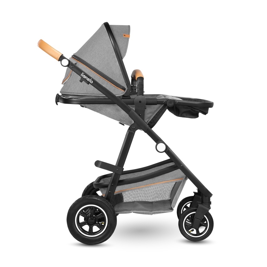 Lionelo - Carrinho combinado 2 em 1 AMBER Grey Stone