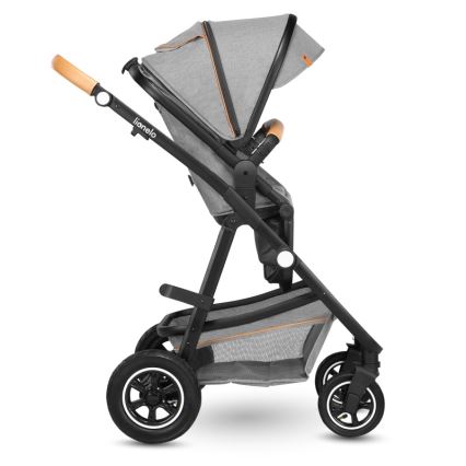 Lionelo - Carrinho combinado 2 em 1 AMBER Grey Stone