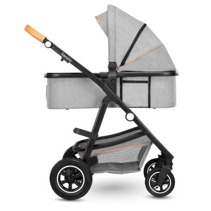 Lionelo - Carrinho combinado 2 em 1 AMBER Grey Stone