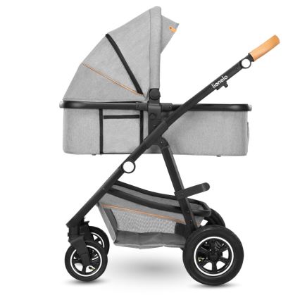 Lionelo - Carrinho combinado 2 em 1 AMBER Grey Stone