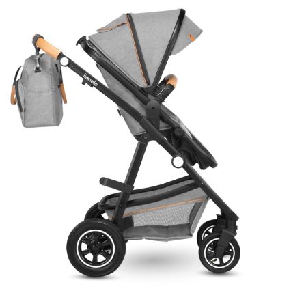 Lionelo - Carrinho combinado 2 em 1 AMBER Grey Stone