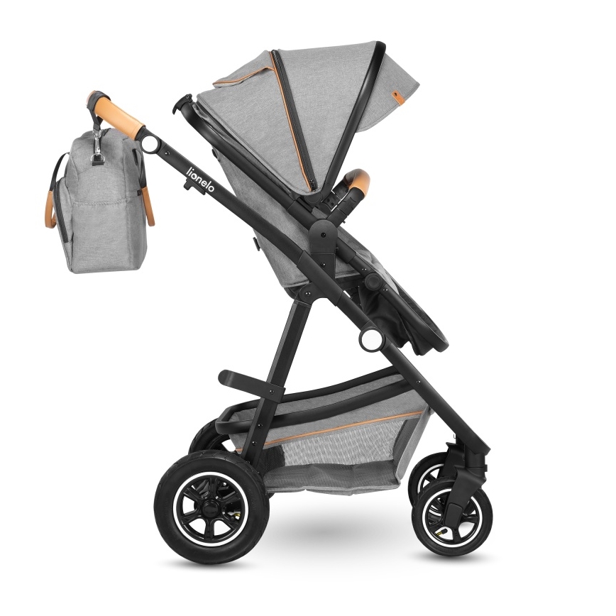 Lionelo - Carrinho combinado 2 em 1 AMBER Grey Stone