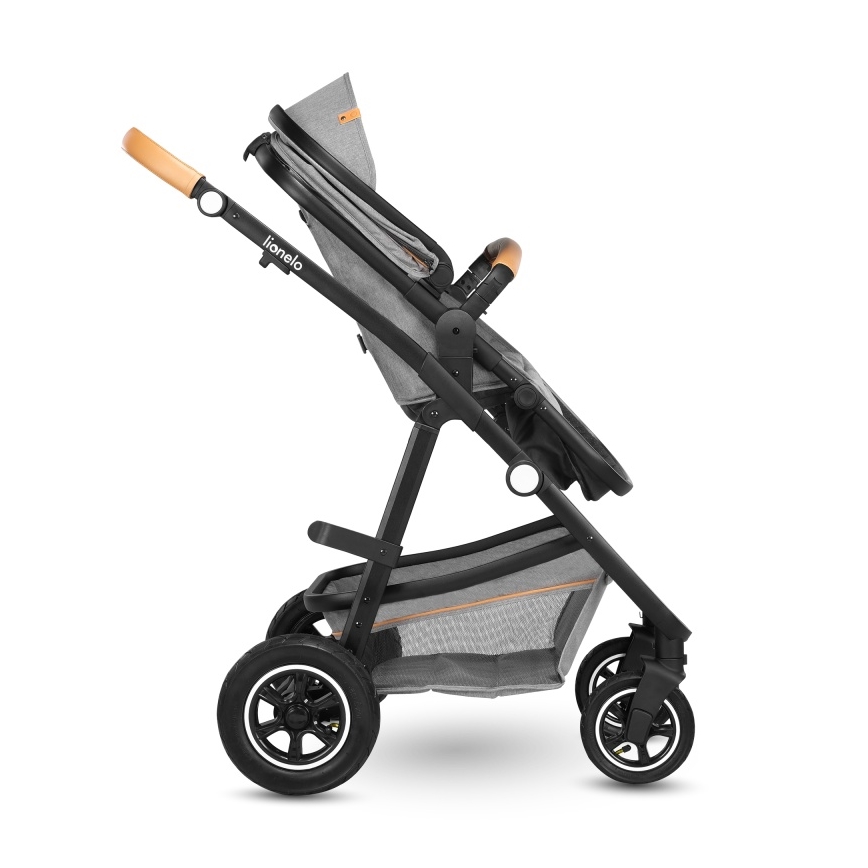 Lionelo - Carrinho combinado 2 em 1 AMBER Grey Stone