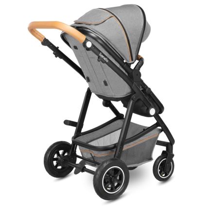 Lionelo - Carrinho combinado 2 em 1 AMBER Grey Stone