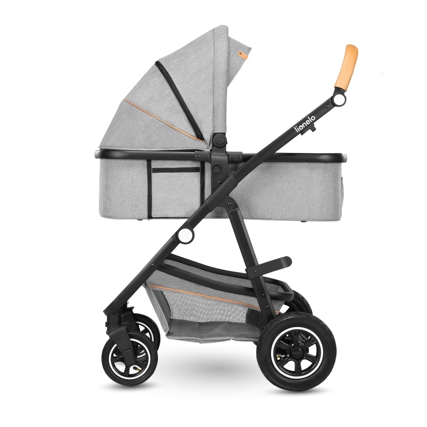 Lionelo - Carrinho combinado 2 em 1 AMBER Grey Stone