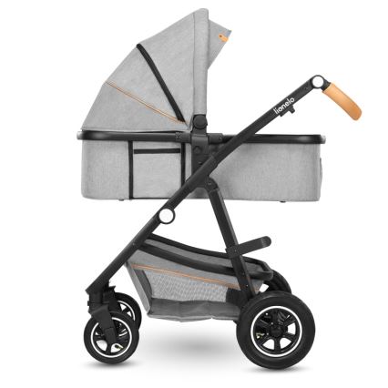 Lionelo - Carrinho combinado 2 em 1 AMBER Grey Stone