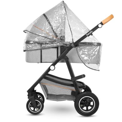 Lionelo - Carrinho combinado 2 em 1 AMBER Grey Stone