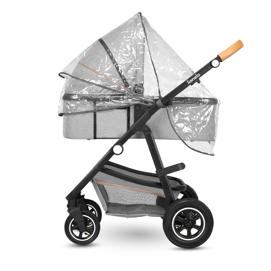 Lionelo - Carrinho combinado 2 em 1 AMBER Grey Stone