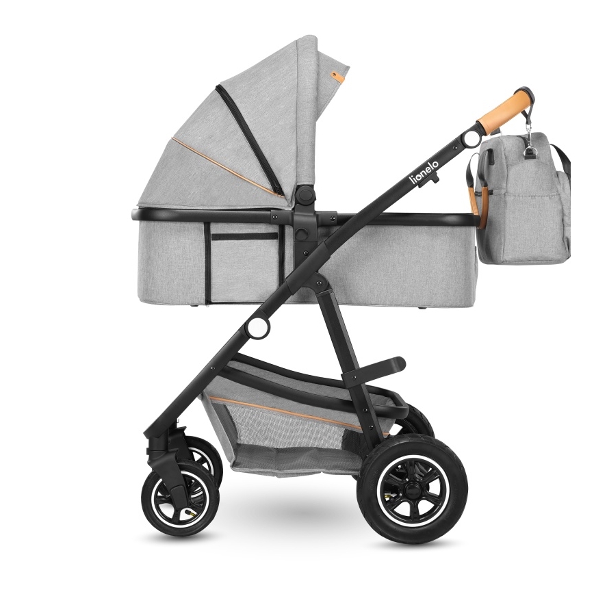 Lionelo - Carrinho combinado 2 em 1 AMBER Grey Stone
