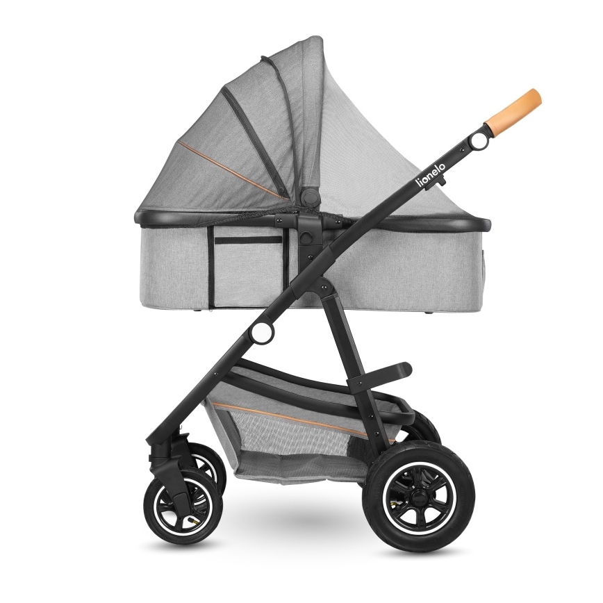 Lionelo - Carrinho combinado 2 em 1 AMBER Grey Stone