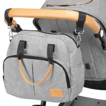 Lionelo - Carrinho combinado 2 em 1 AMBER Grey Stone